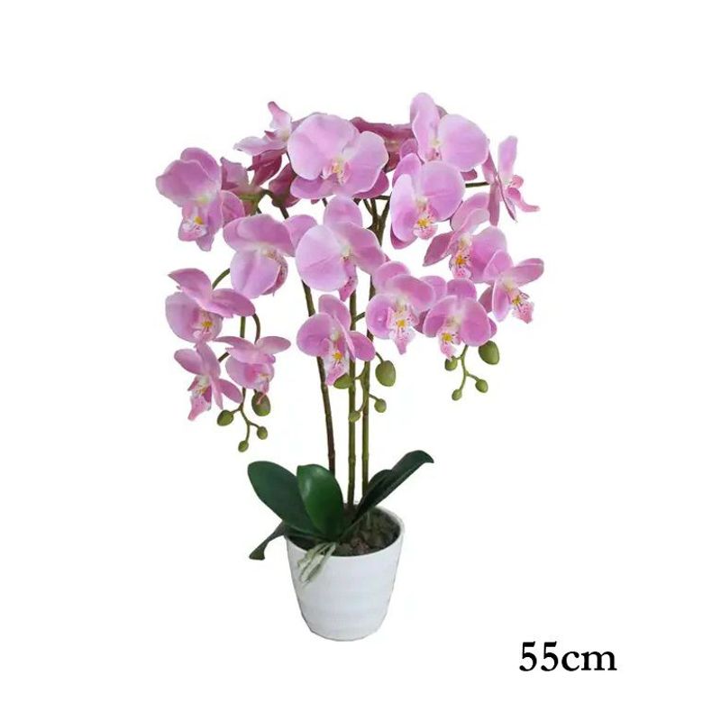 GENERICO - Planta orquídea rosado 55  cm.