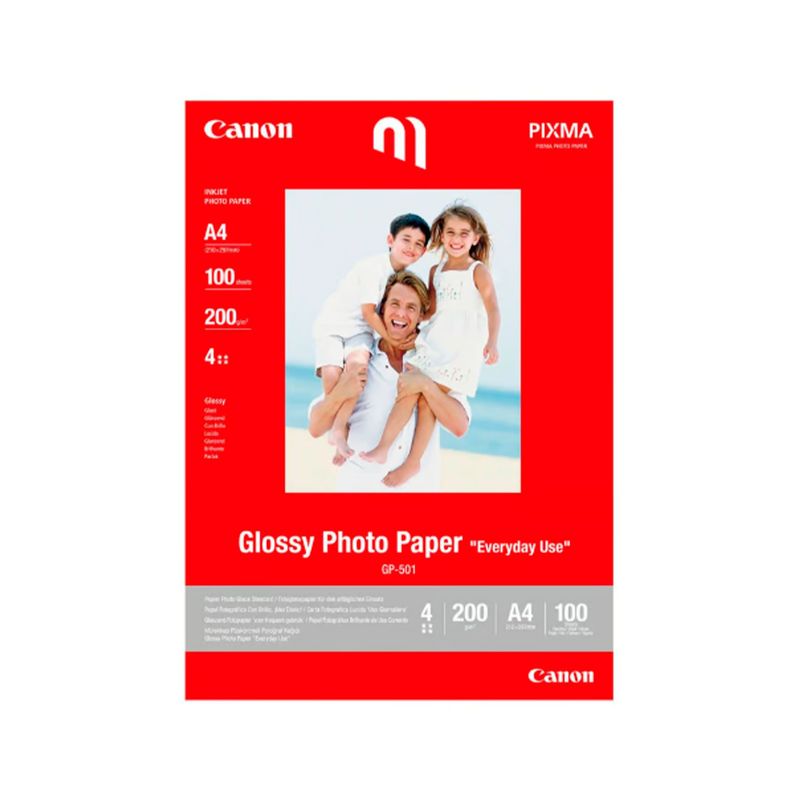 CANON - PAPEL FOTOGRÁFICO CANON GP-501 10 X 15 CM, 10 HOJAS CON BRILLO