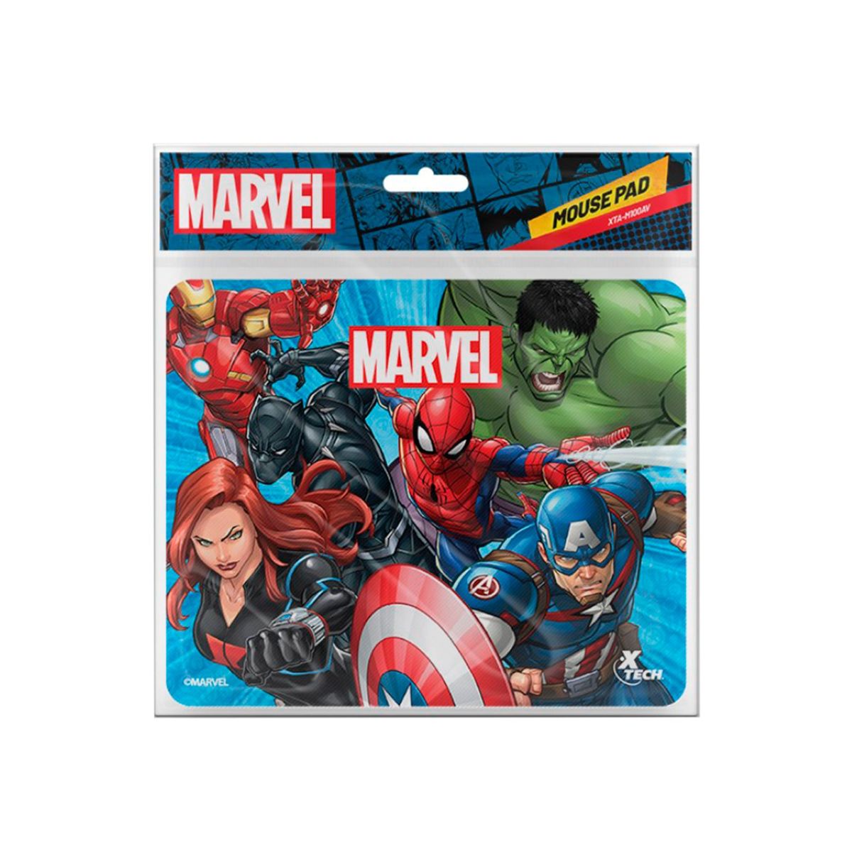 XTECH - MOUSE PAD XTECH THE AVENGERS AZUL PN XTA-M100AV