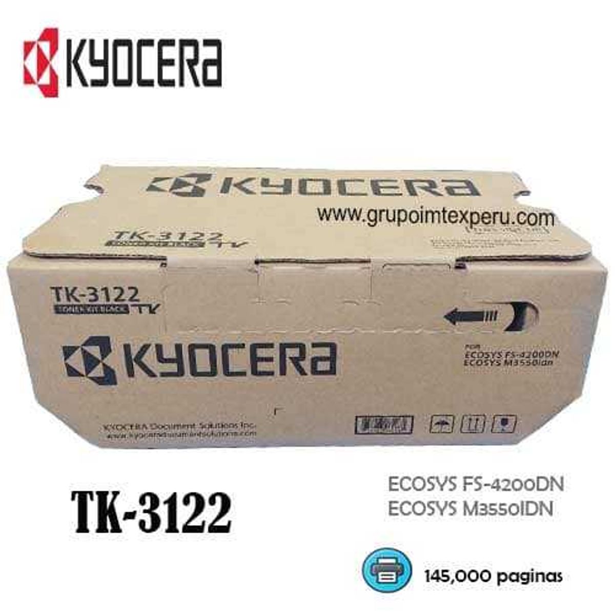 KYOCERA - TONER KYOCERA TK-3122 FS-4200DN 21K