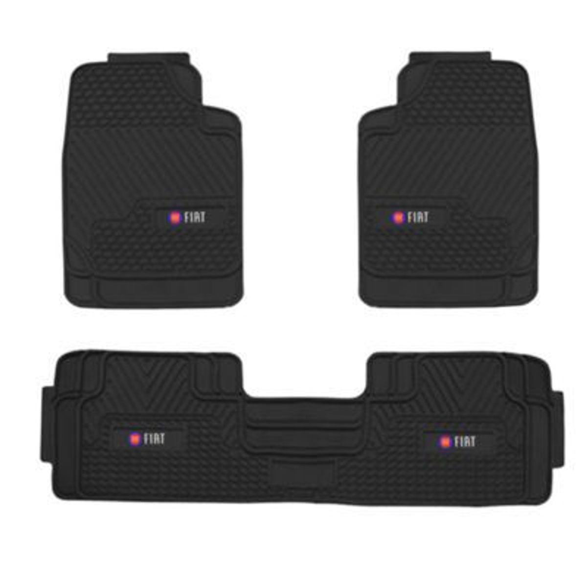 GENERICO - piso jebe protector alfombra FIAT UNO 500 EUlysse