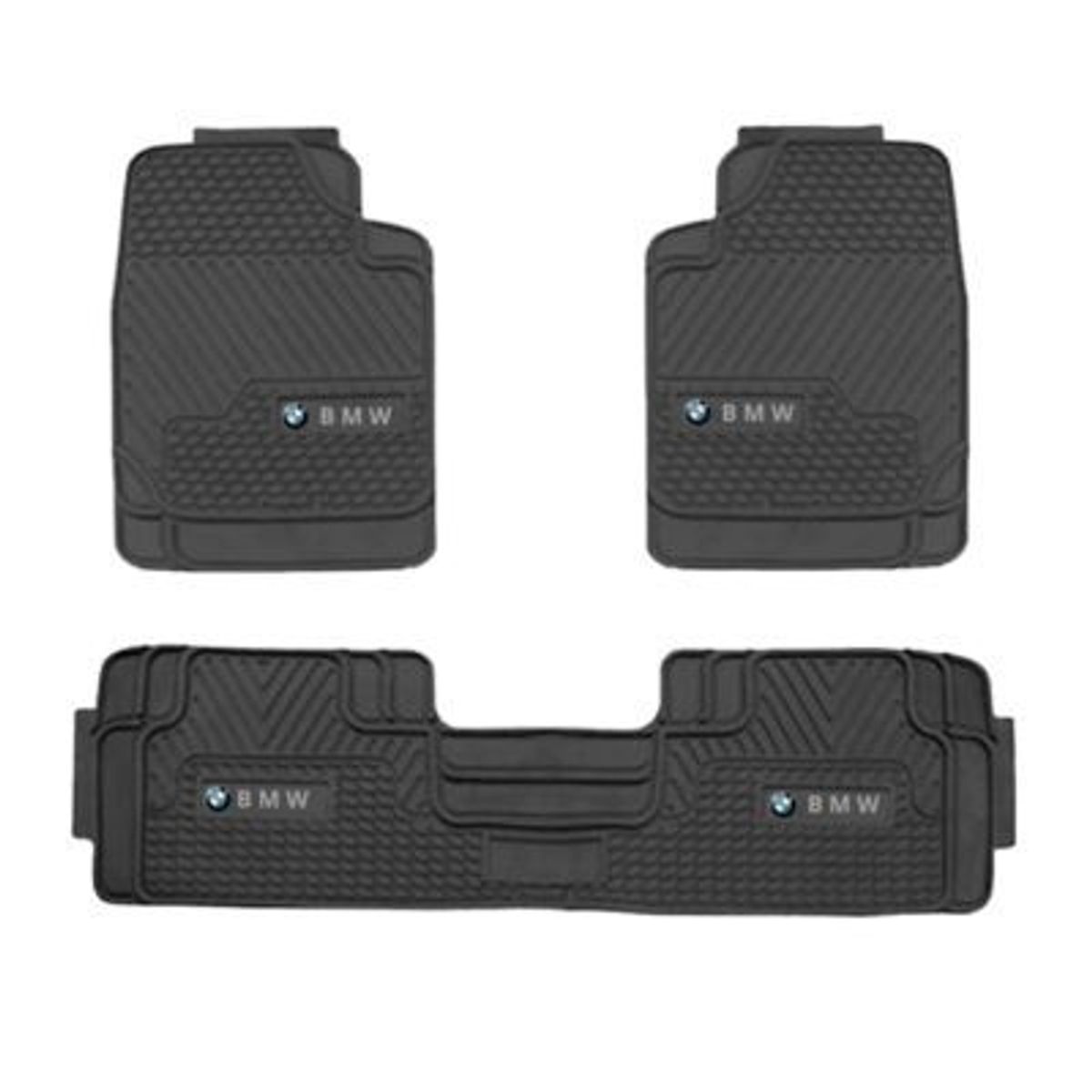 GENERICO - piso jebe protector alfombra LOGO BMW