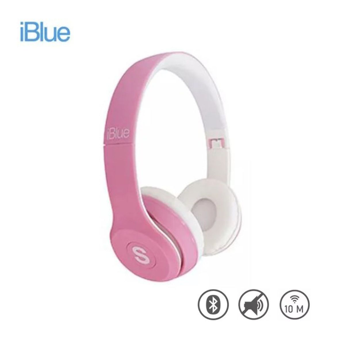 IBLUE - Audifono cmicro iBlue Scream S019 BluetoothFMmicro SD Rosado