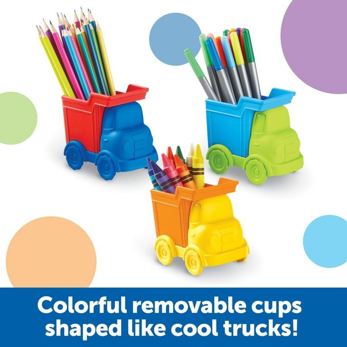 GENERICO - Organizador escritorio infantil carros escolar portalapices