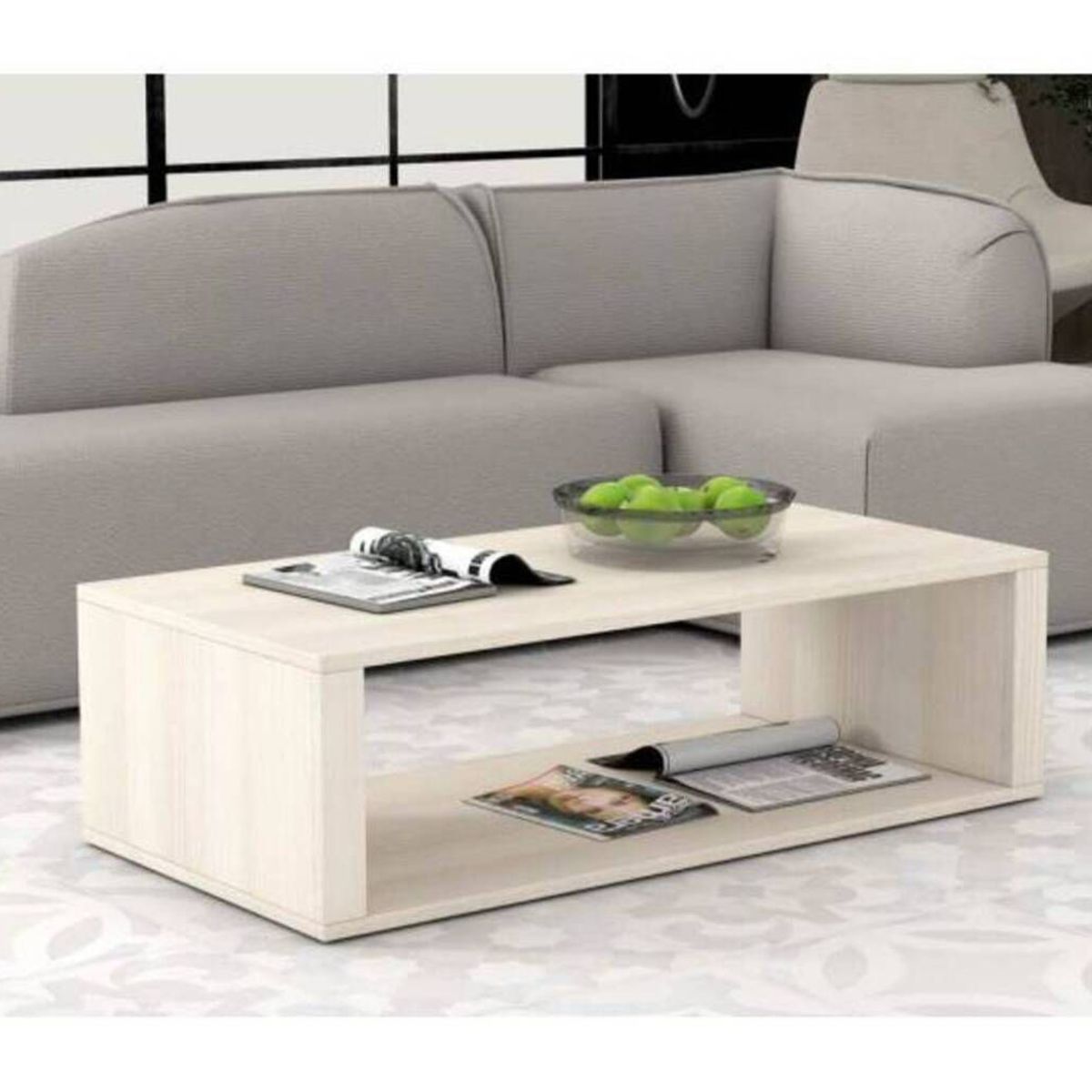 TU MESITA - Mesa de Centro Minimalista Mare Blanco