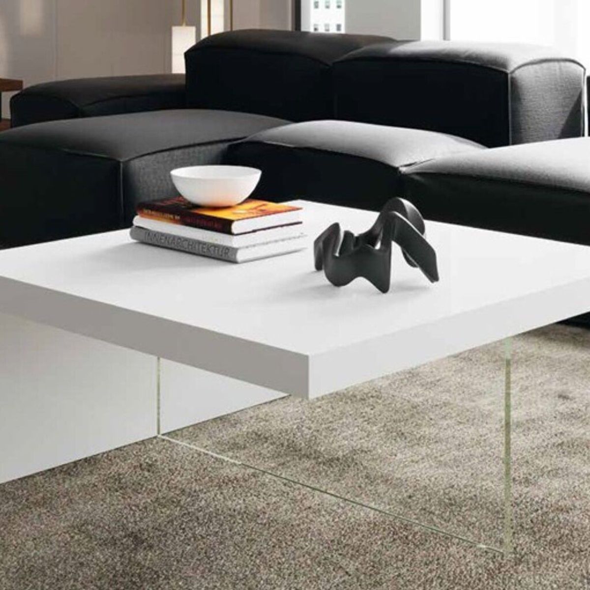 TU MESITA - Mesa de Centro Rusia Melamina Blanco