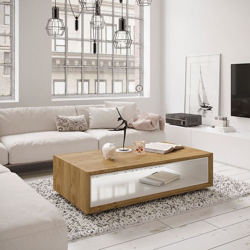 TU MESITA - Mesa de Centro Frame Tracy 100x60x40cm