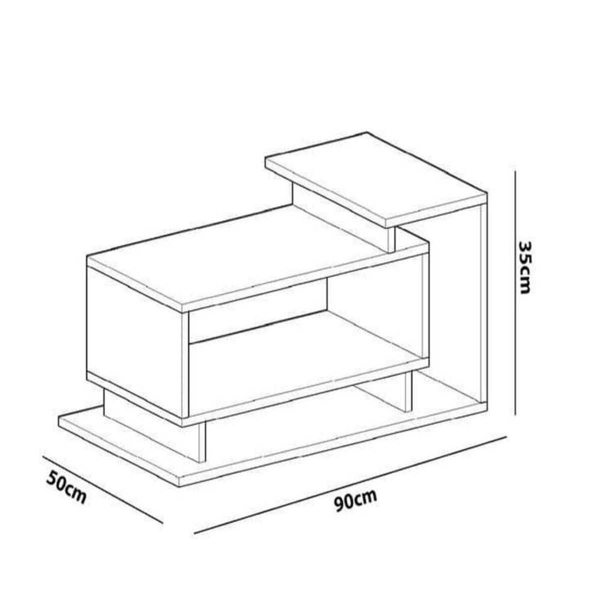 TU MESITA - Mesa de Centro Minimalista Leah Caramelo