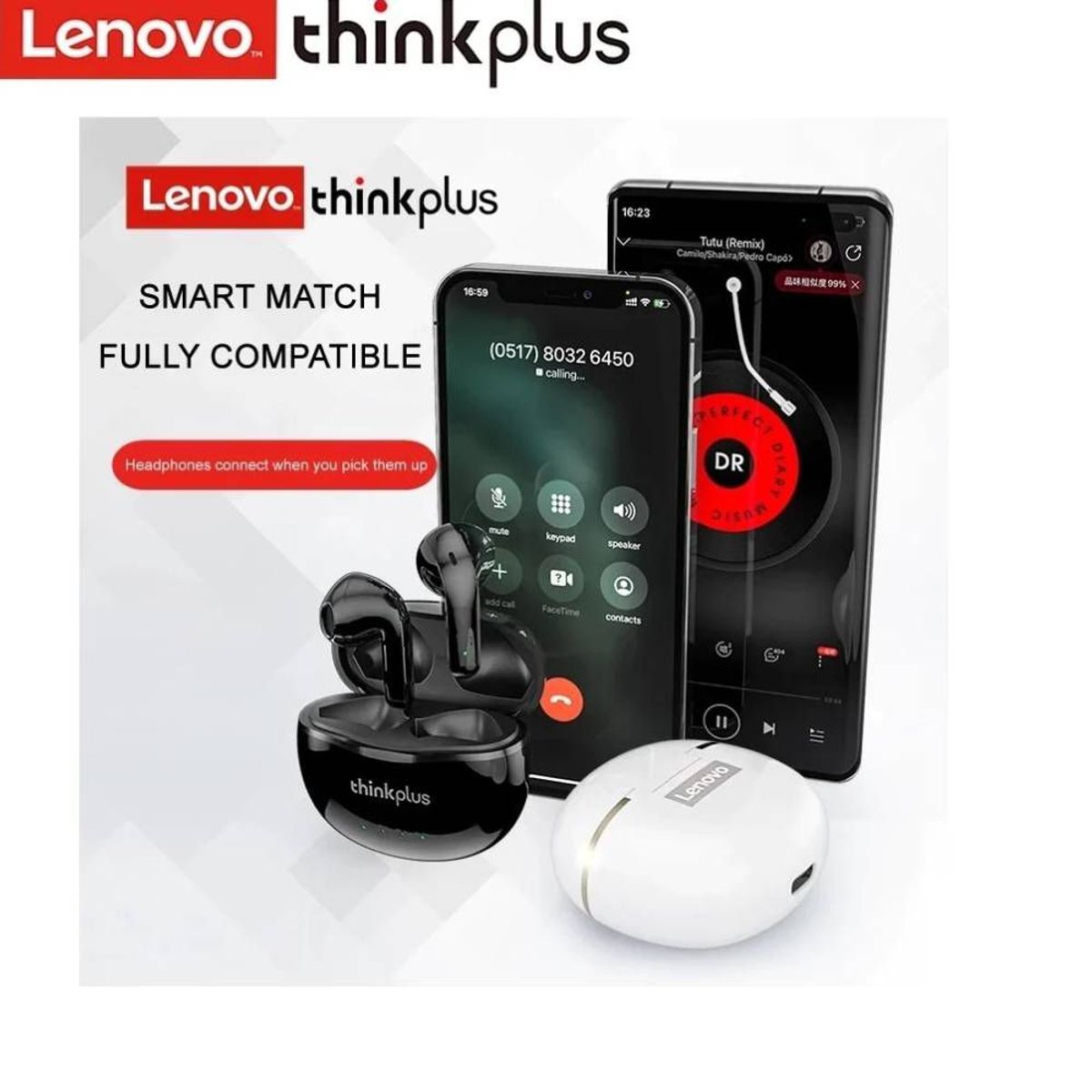 LENOVO - Audifono Bluetooth Lenovo X16 Tws 5.2