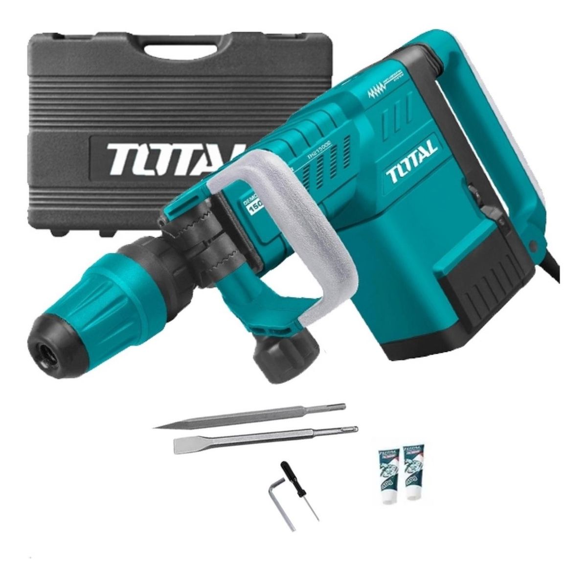 TOTAL TOOLS - MARTILLO DEMOLEDOR 1500W 25J SDS MAX Industrial Total
