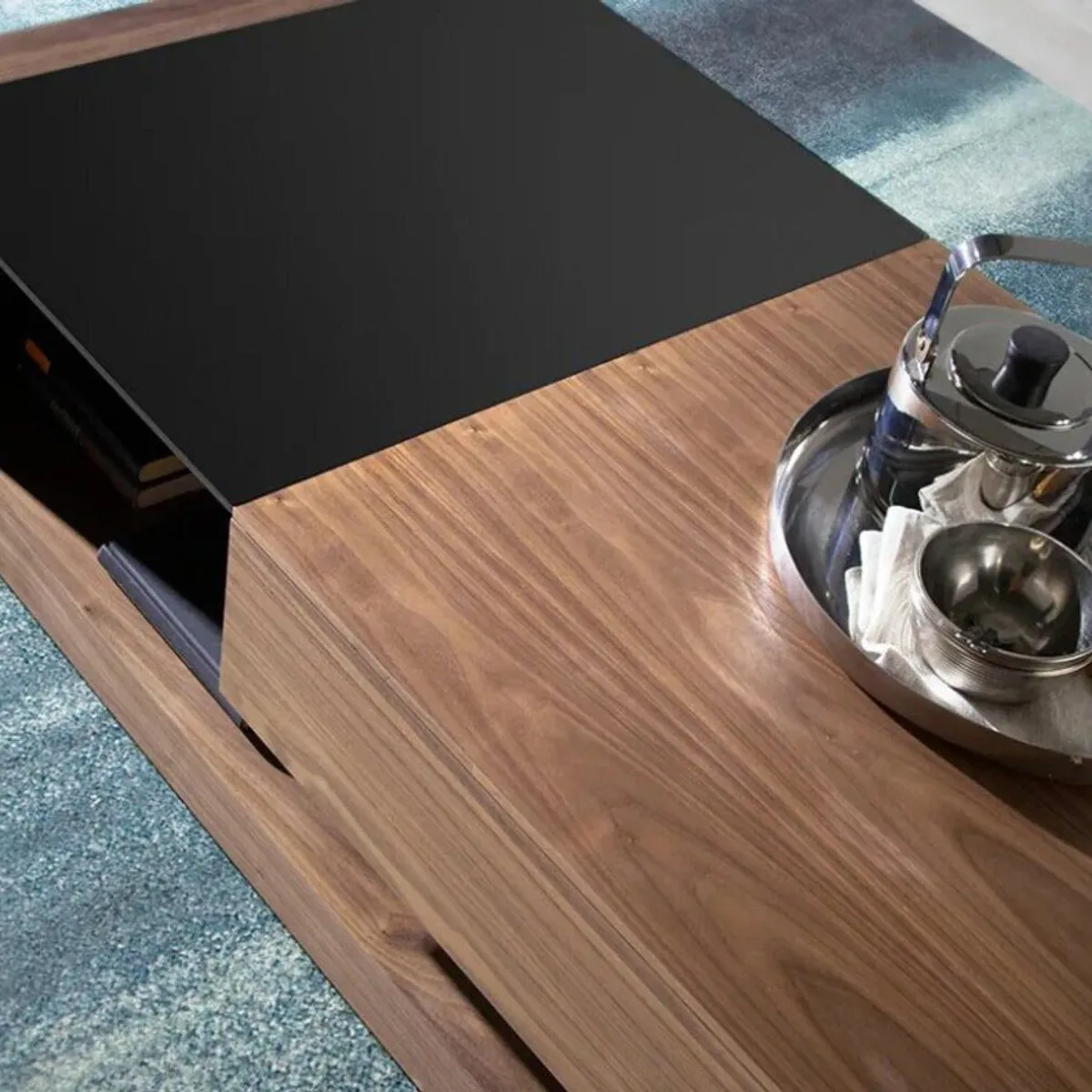 TU MESITA - Mesa de Centro Avedon Marrón 130cm