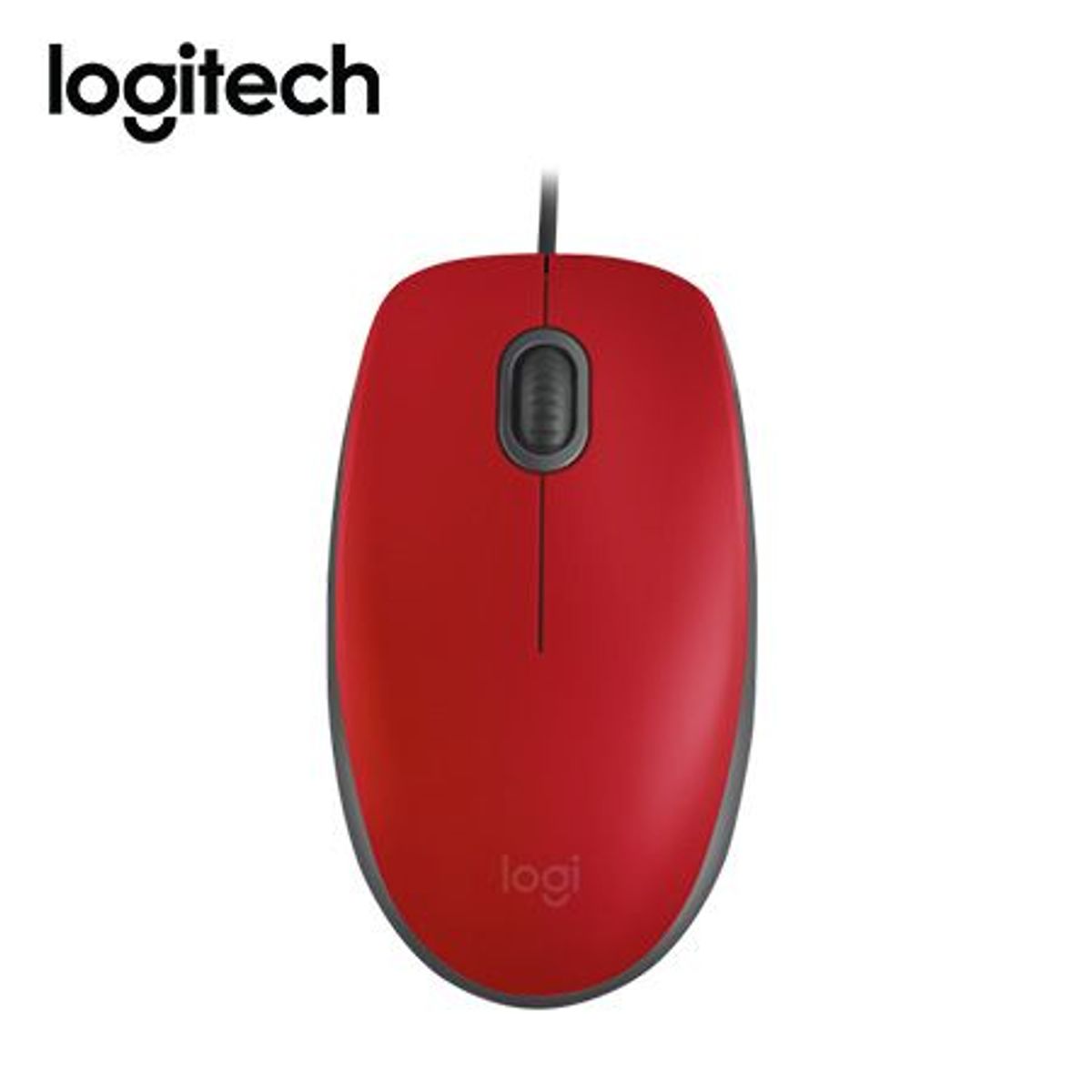 LOGITECH - MOUSE LOGITECH M110 SILENT OPTICO USB RED