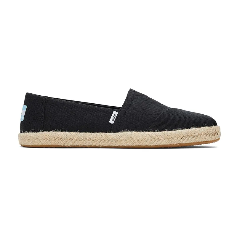 TOMS - Alpargatas Toms Rope Black Mujer