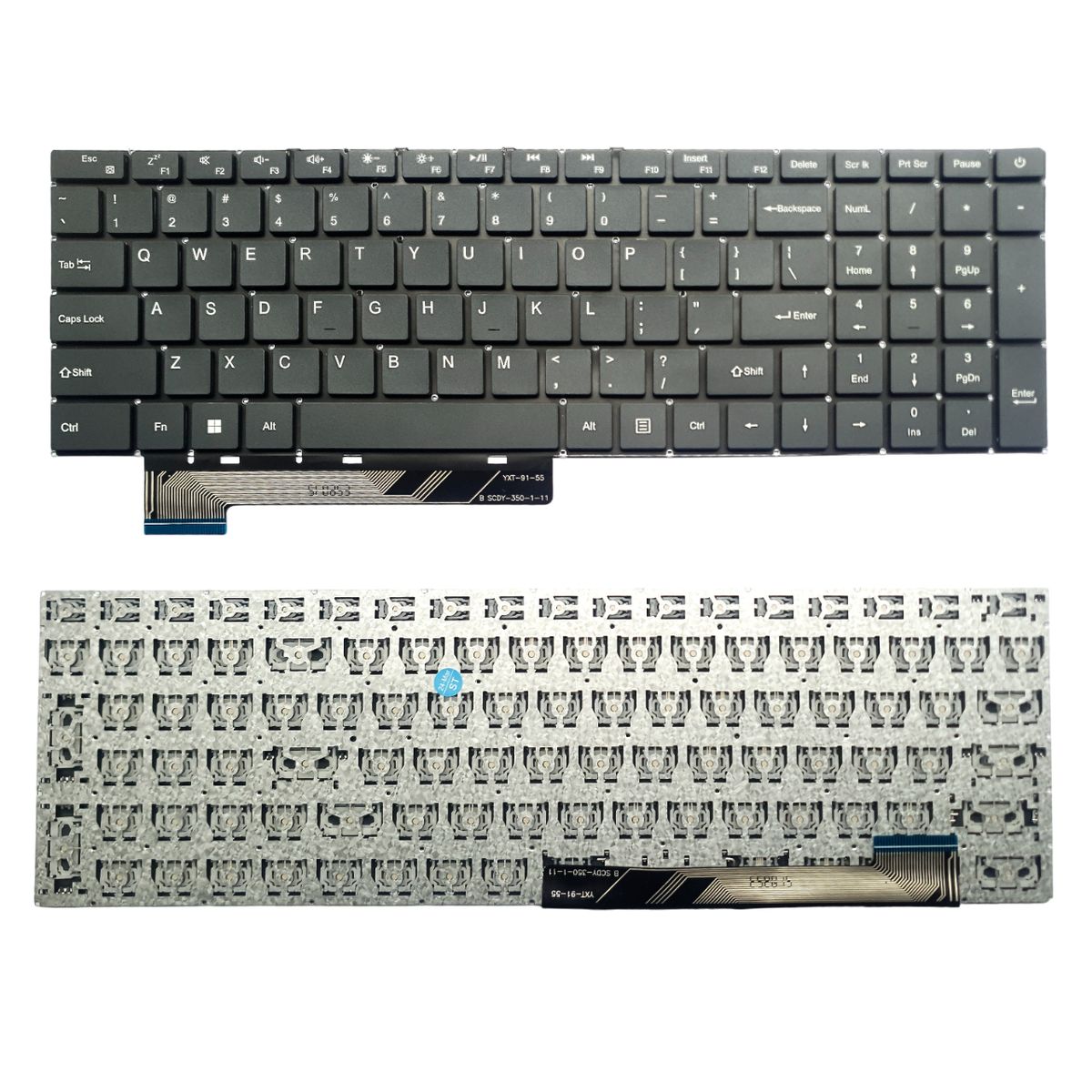 GATEWAY - Teclado para Gateway GWTN156-4BL GWTN156-5 5BK 5GR 5PR 4PR ingles