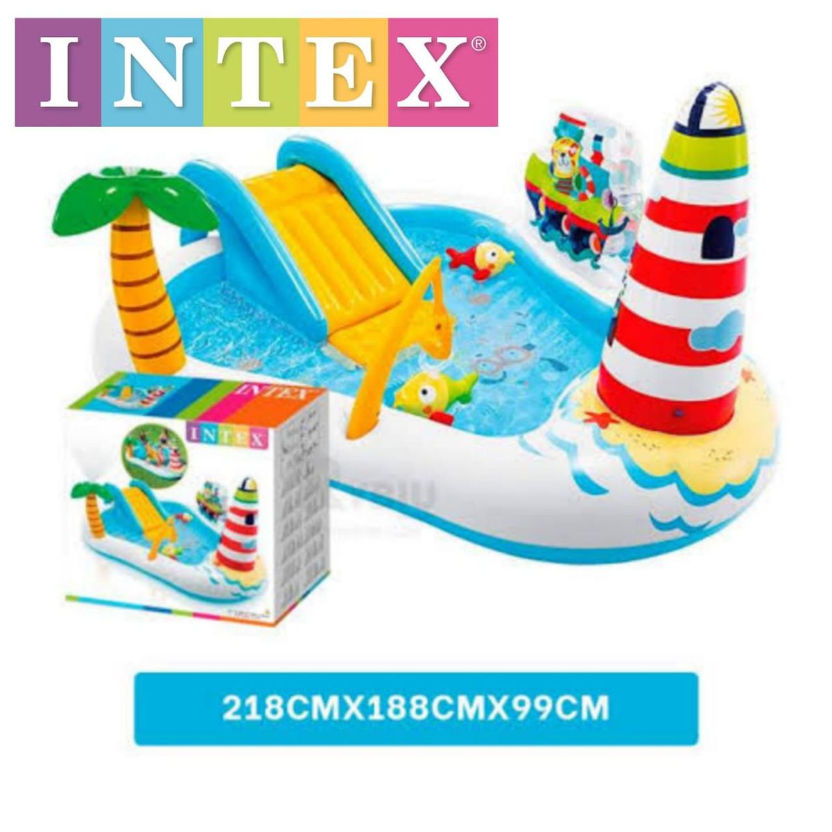 GENERICO - Piscina Centro de Juego Inflable de Pesca para Niños