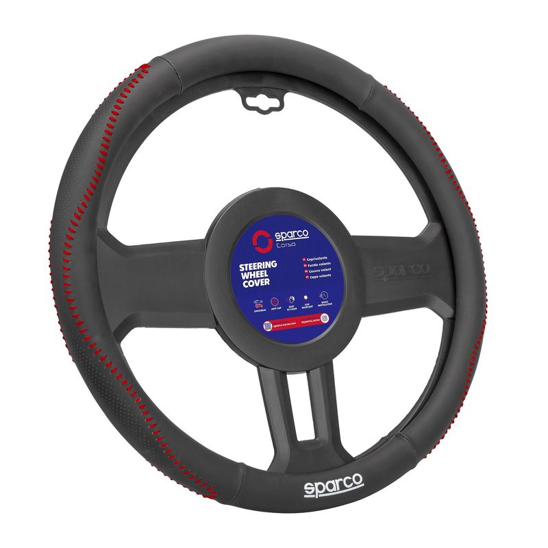 SPARCO - Forro De Timon Funda Cubre Volante Rojo Sparco SPS134RD