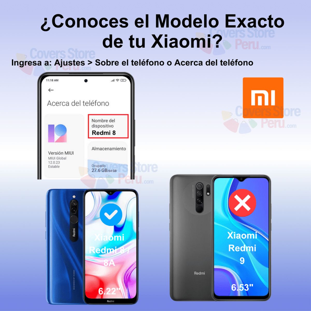 GENERICO - Mica for Xiaomi Redmi 8A Protector de Pantalla de Vidrio 9D Resistente