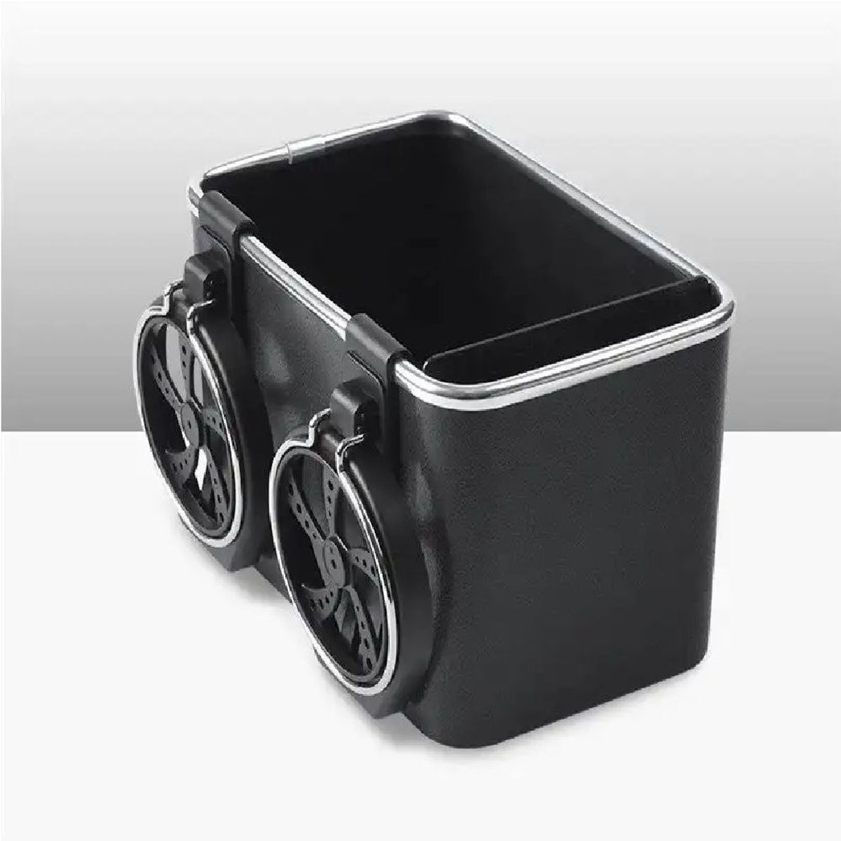 OTTOWARE - Caja de Almacenamiento para Reposabrazos de Automóvil Negro