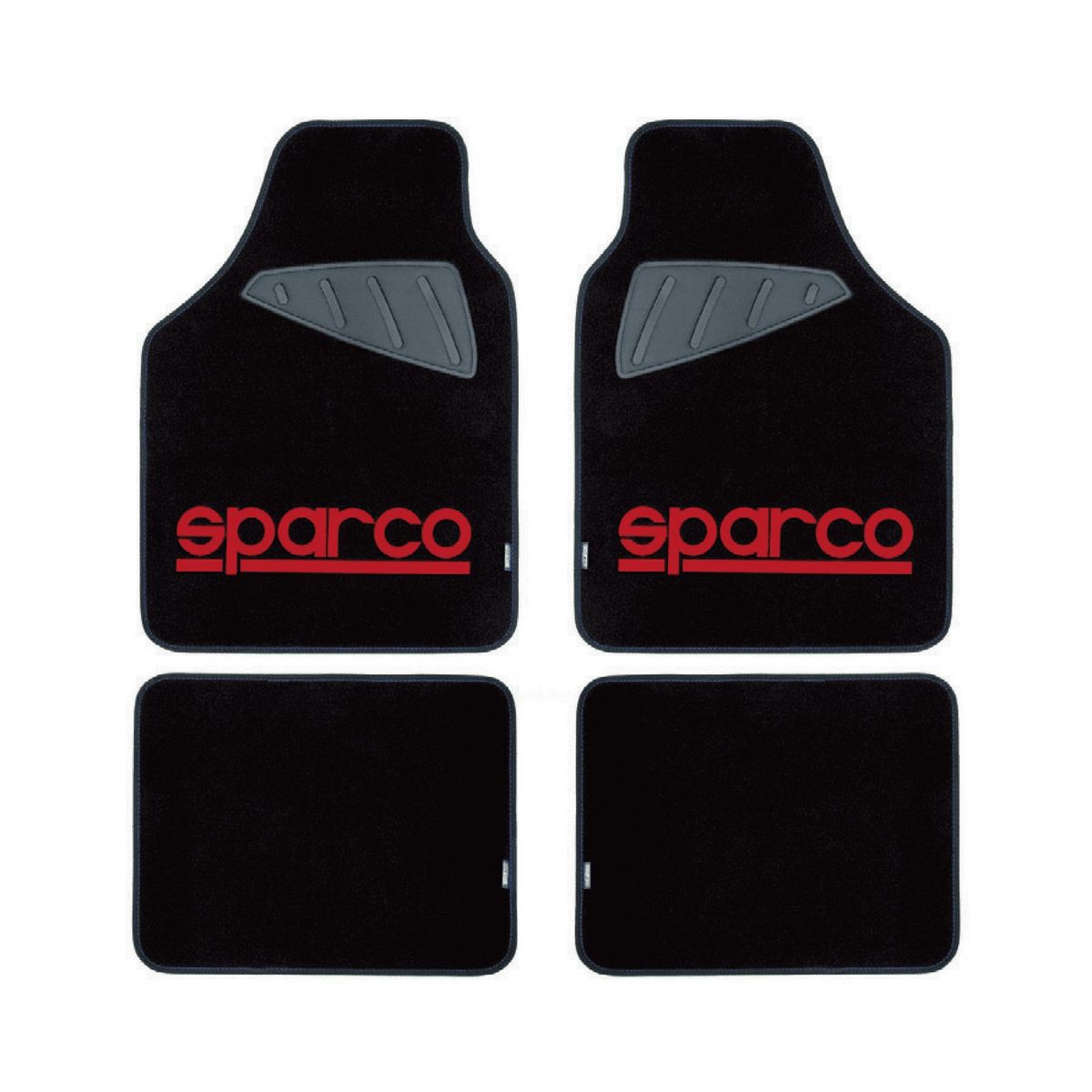 SPARCO - Tapete piso Alfombra Sparco 4 Piezas Universal Original