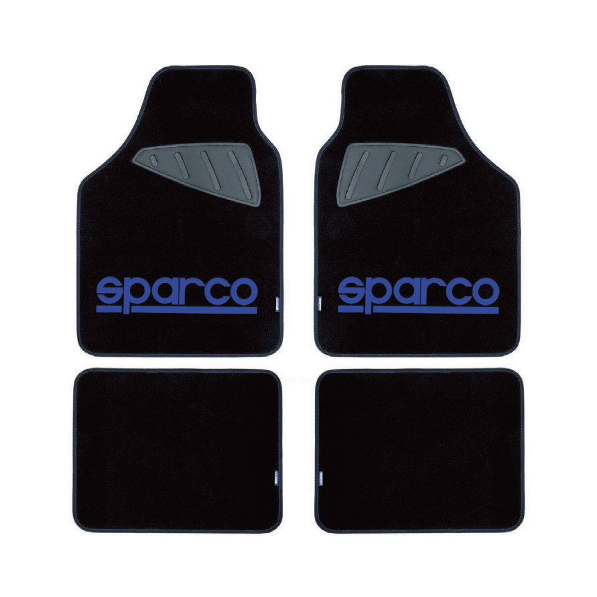 SPARCO - Tapete piso Alfombra Sparco 4 Piezas SPC1901A Original