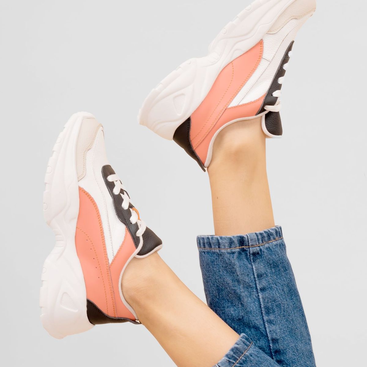 GLINT - Zapatillas Urbanas de Cuero Mujer 48008