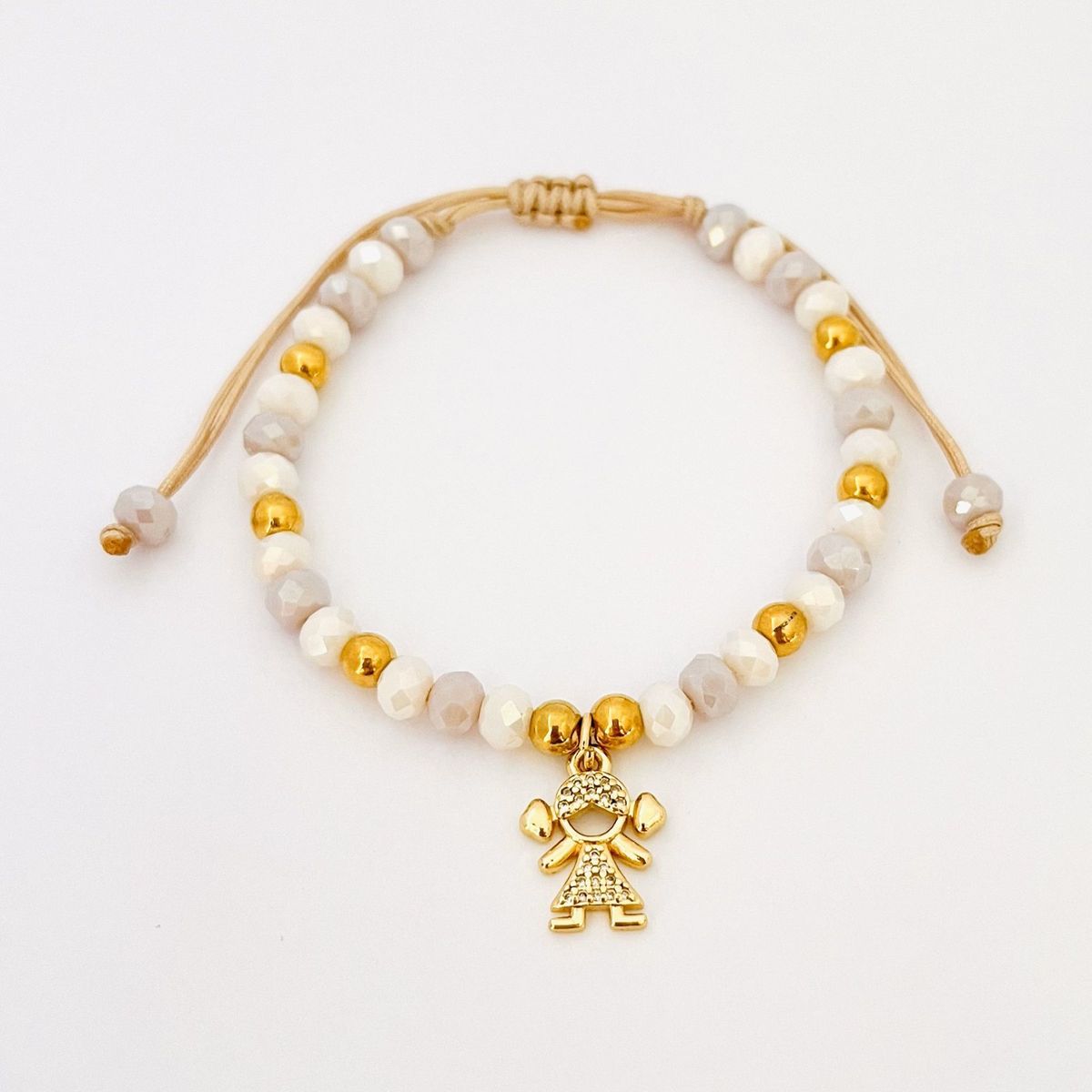 GENERICO - Pulsera Regulable Muranos y Acero - Lady