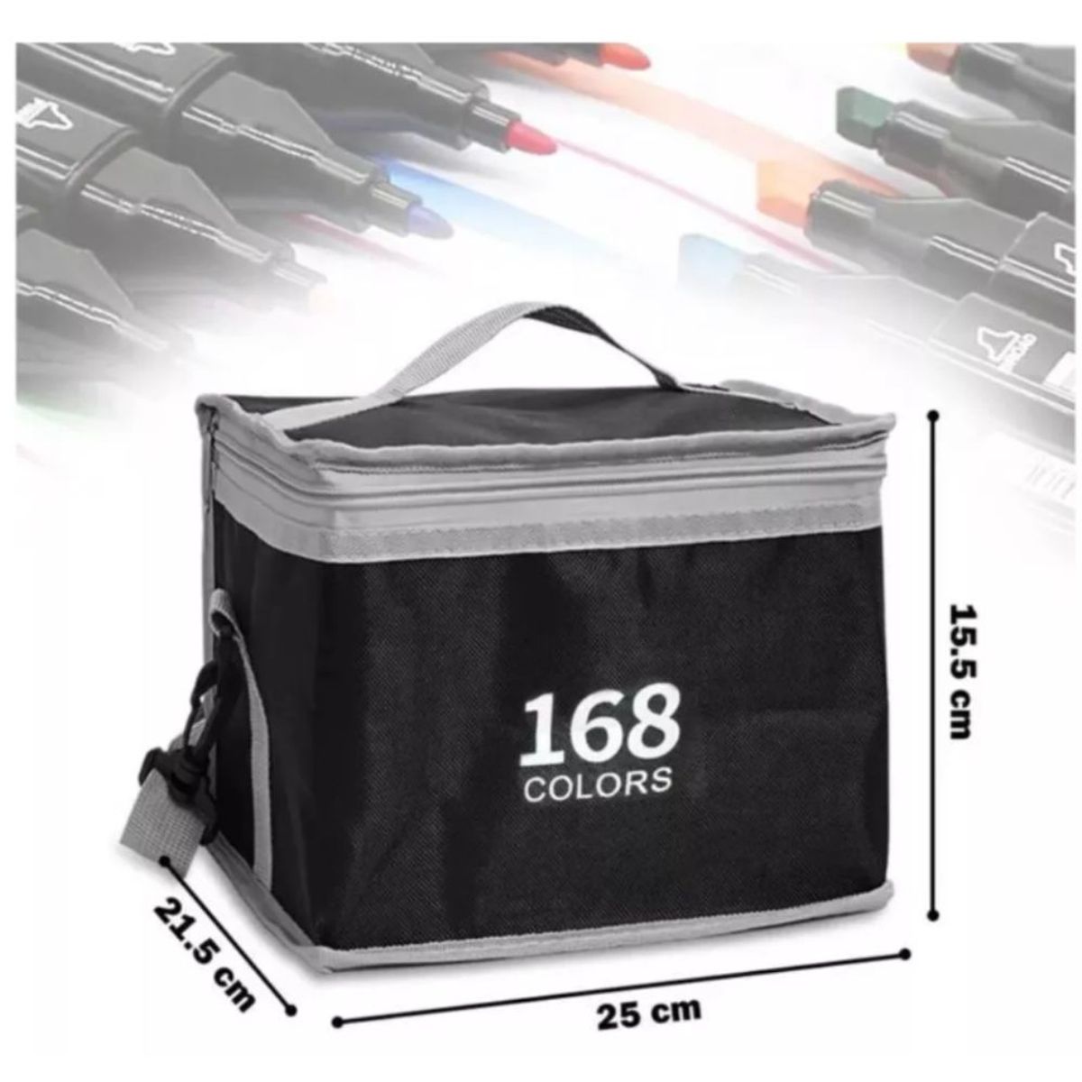 GENERICO - Set de Plumones Touch Original 168 piezas