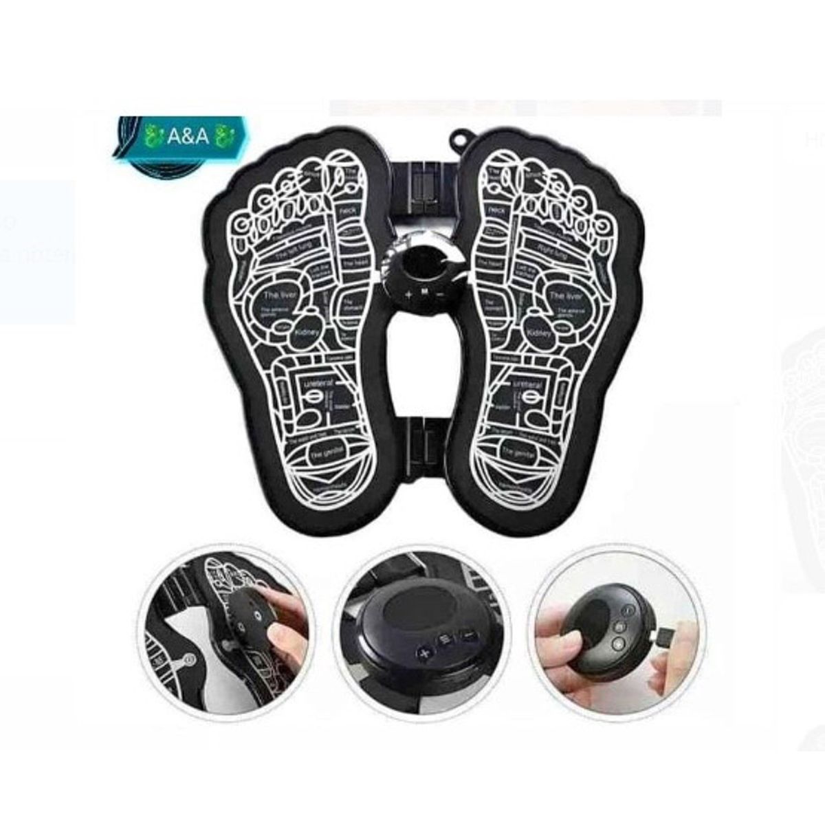 GENERICO - Masajeador de Pie A1 negro