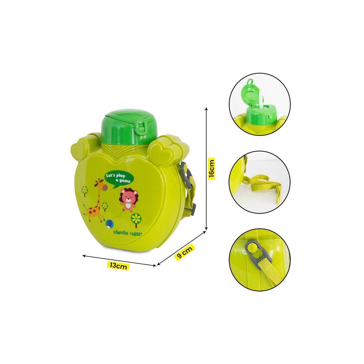 GENERICO - Tomatodo Cantimplora Infantil - Verde