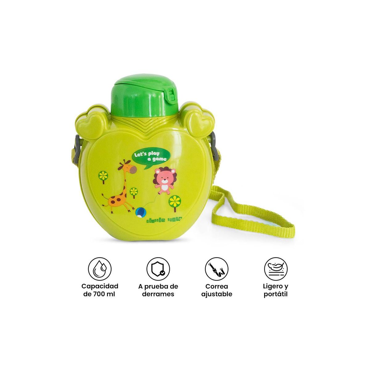 GENERICO - Tomatodo Cantimplora Infantil - Verde