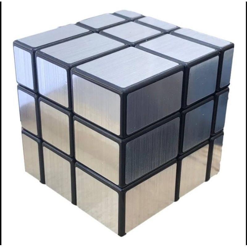 YONG JUN - Cubo Mágico Espejo Cubo de Rubik Mirror Color plateado
