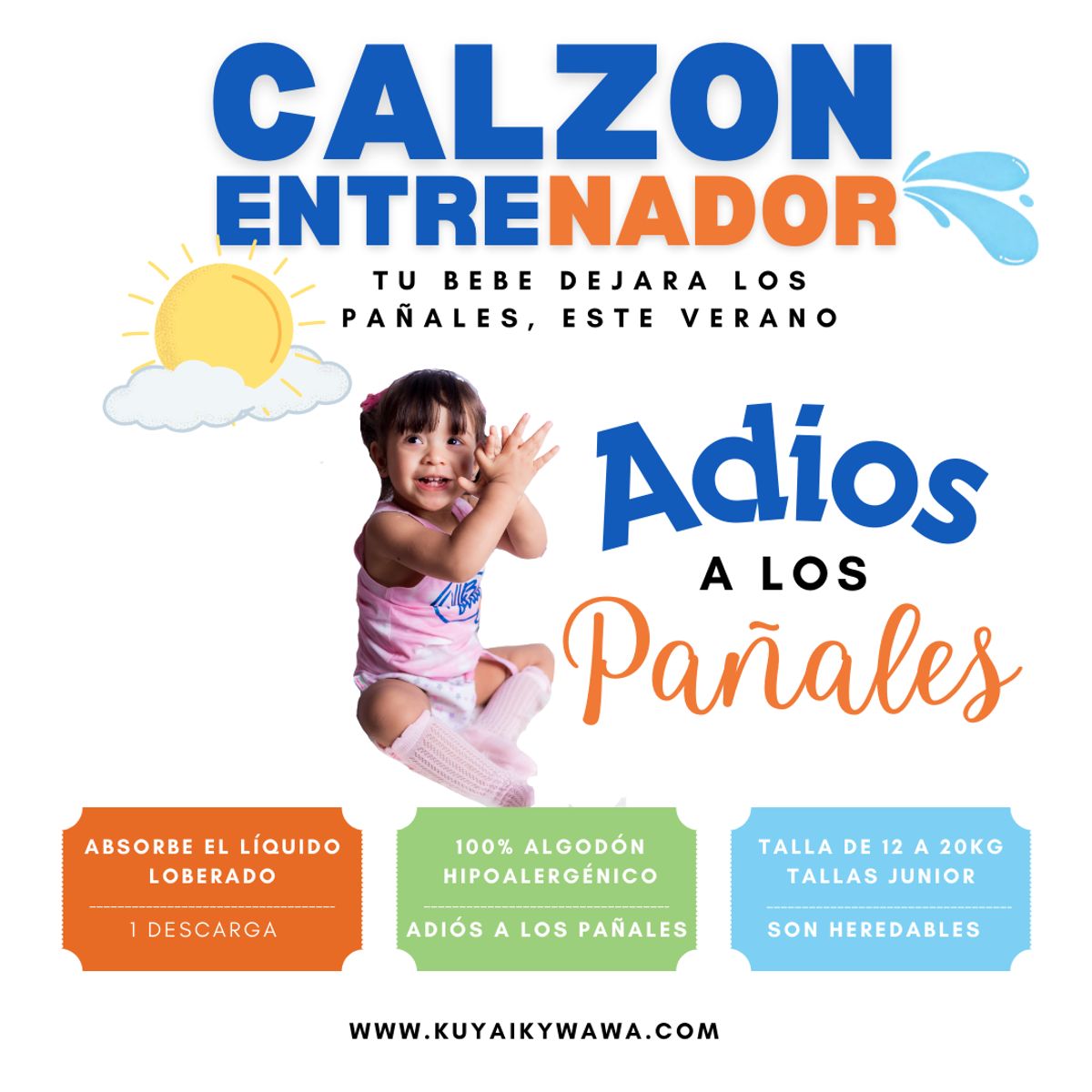 KUYAIKY WAWA - Calzones de Entrenamiento para varon