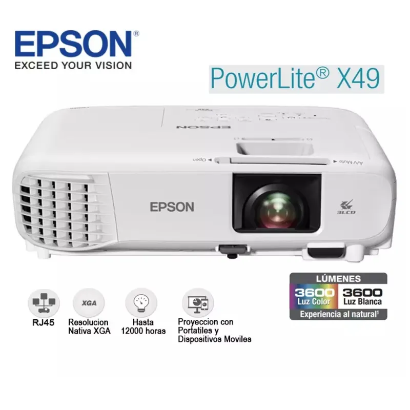 EPSON - PROYECTOR EPSON PowerLite X49 3600L XGA