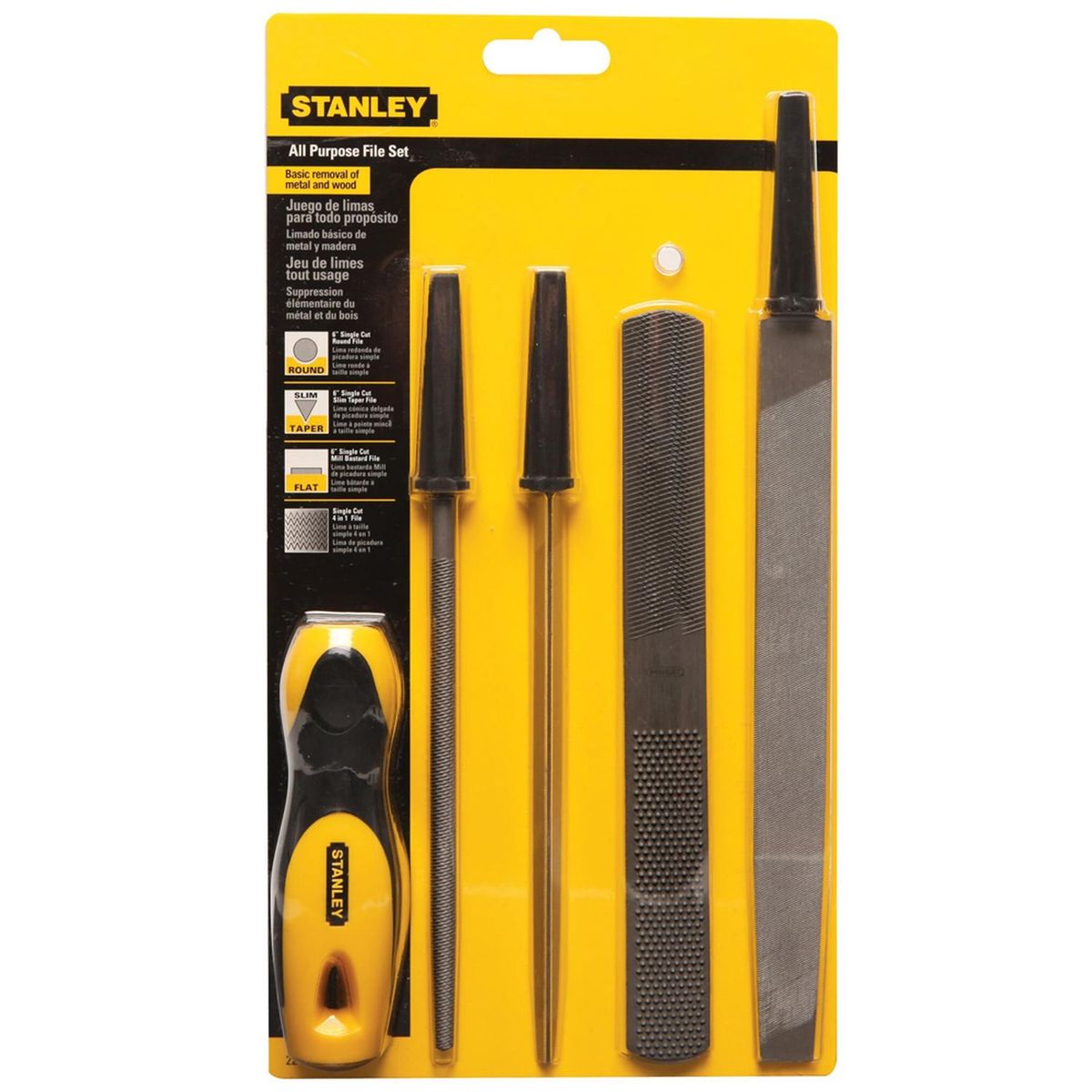 STANLEY - Juego De Limas 5 Pzs Stanley 22-314