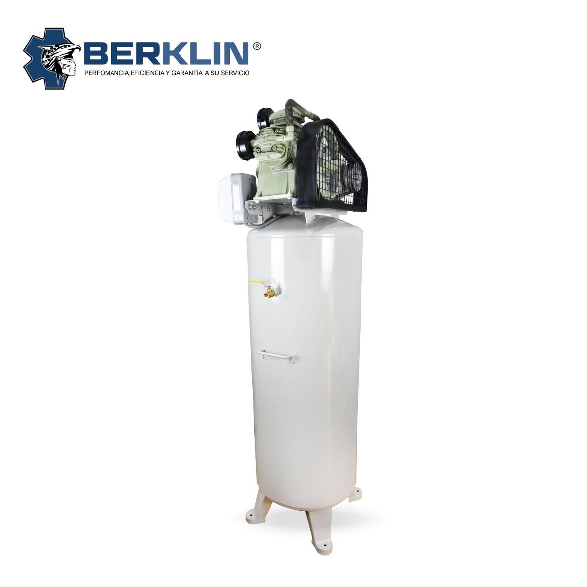 BERKLIN - COMPRESORA INDUSTRIAL TRIFÁSICA DE 5HP DE 80G