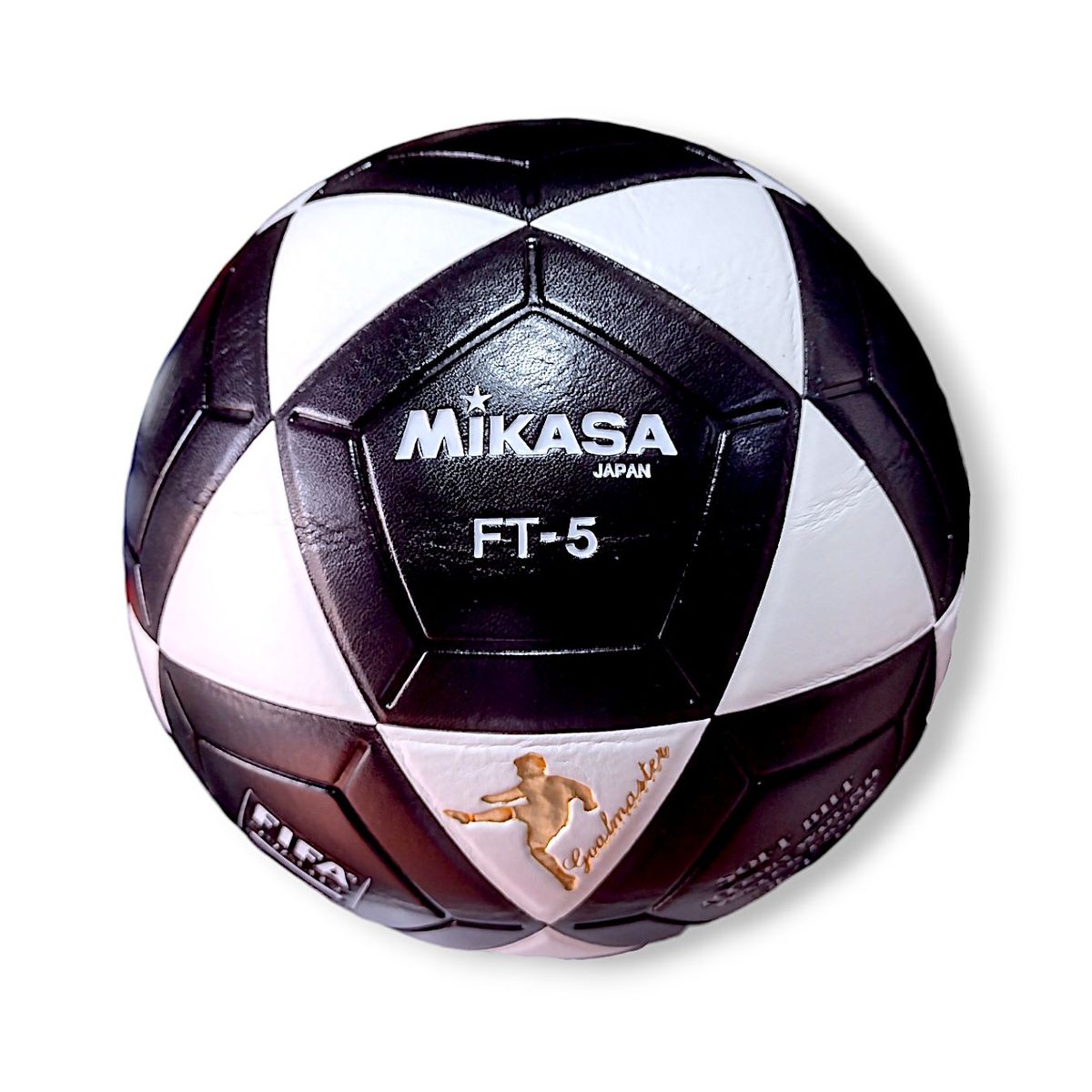 MIKASA - Pelota Mikasa de Futbol  FT 5 Black