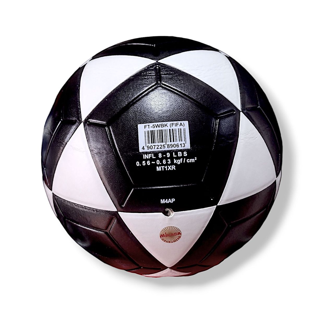 MIKASA - Pelota Mikasa de Futbol  FT 5 Black