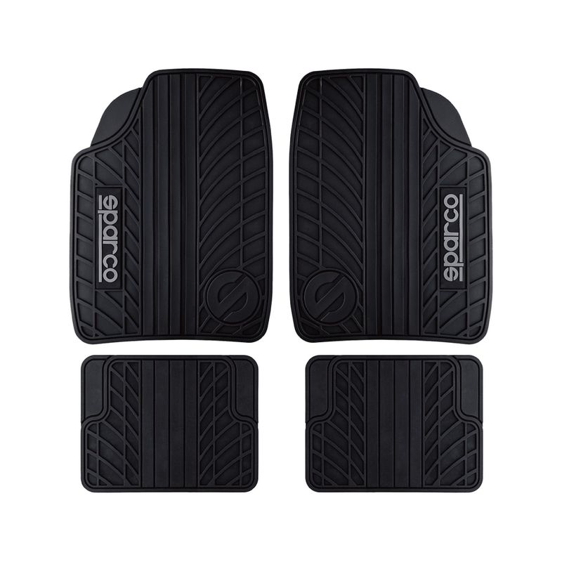 SPARCO - Jgo 4 Piso Sparco Uso Rudo Antiderrapante Universal Azul