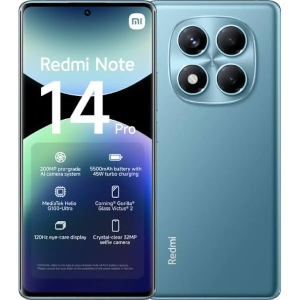 XIAOMI - Xiaomi redmi note 14 pro 5G 256gb 8gb ram azul
