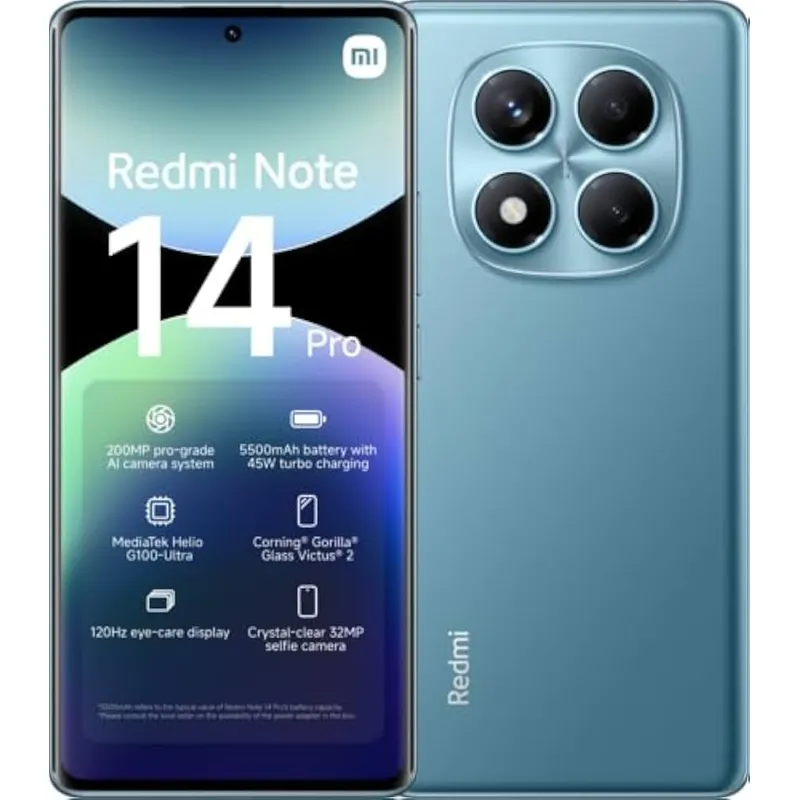 XIAOMI - Xiaomi redmi note 14 pro 5G 256gb 8gb ram azul
