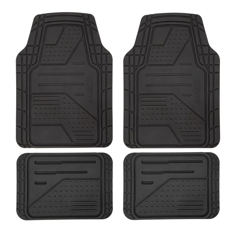 SPARCO - Jgo 4Piso Sparco Uso Rudo Antiderrapante Universal SPF512BK