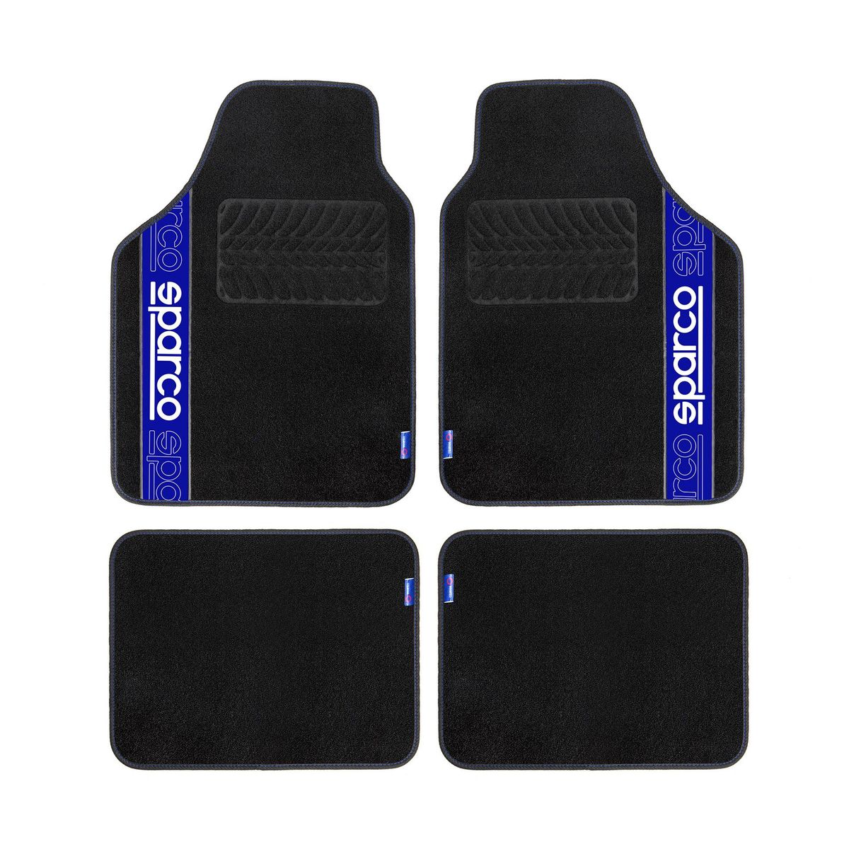 SPARCO - Tapete piso Alfombra Sparco 4 Piezas Universal Original
