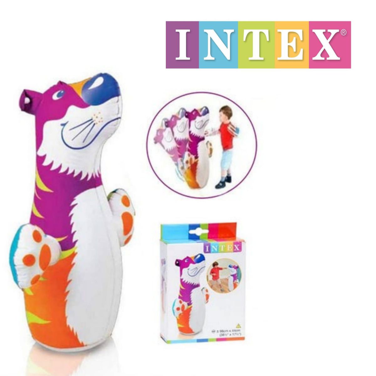 GENERICO - PORFIADO INFLABLE TIGRE PARA NIÑOS