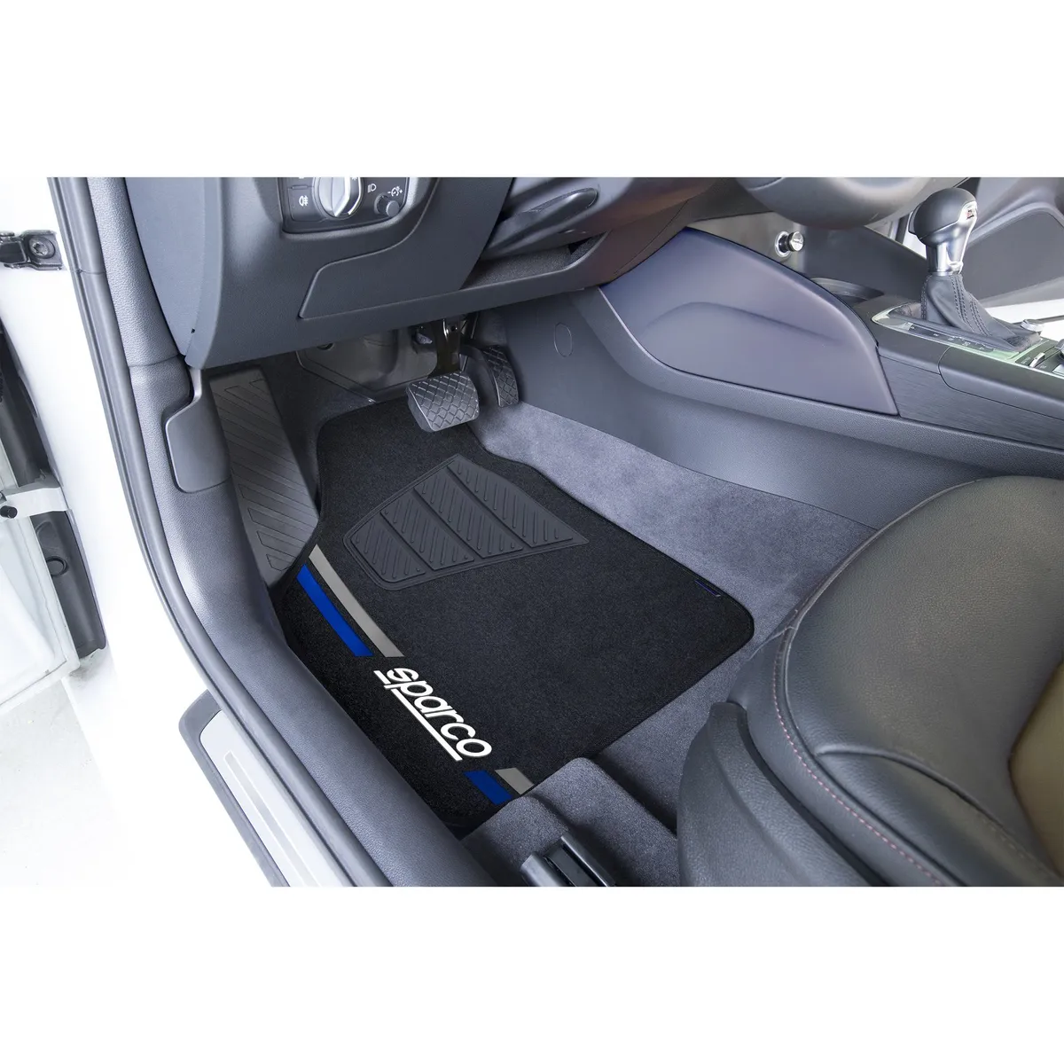 SPARCO - Tapete piso Alfombra Sparco 4 Piezas SPF508BL Original