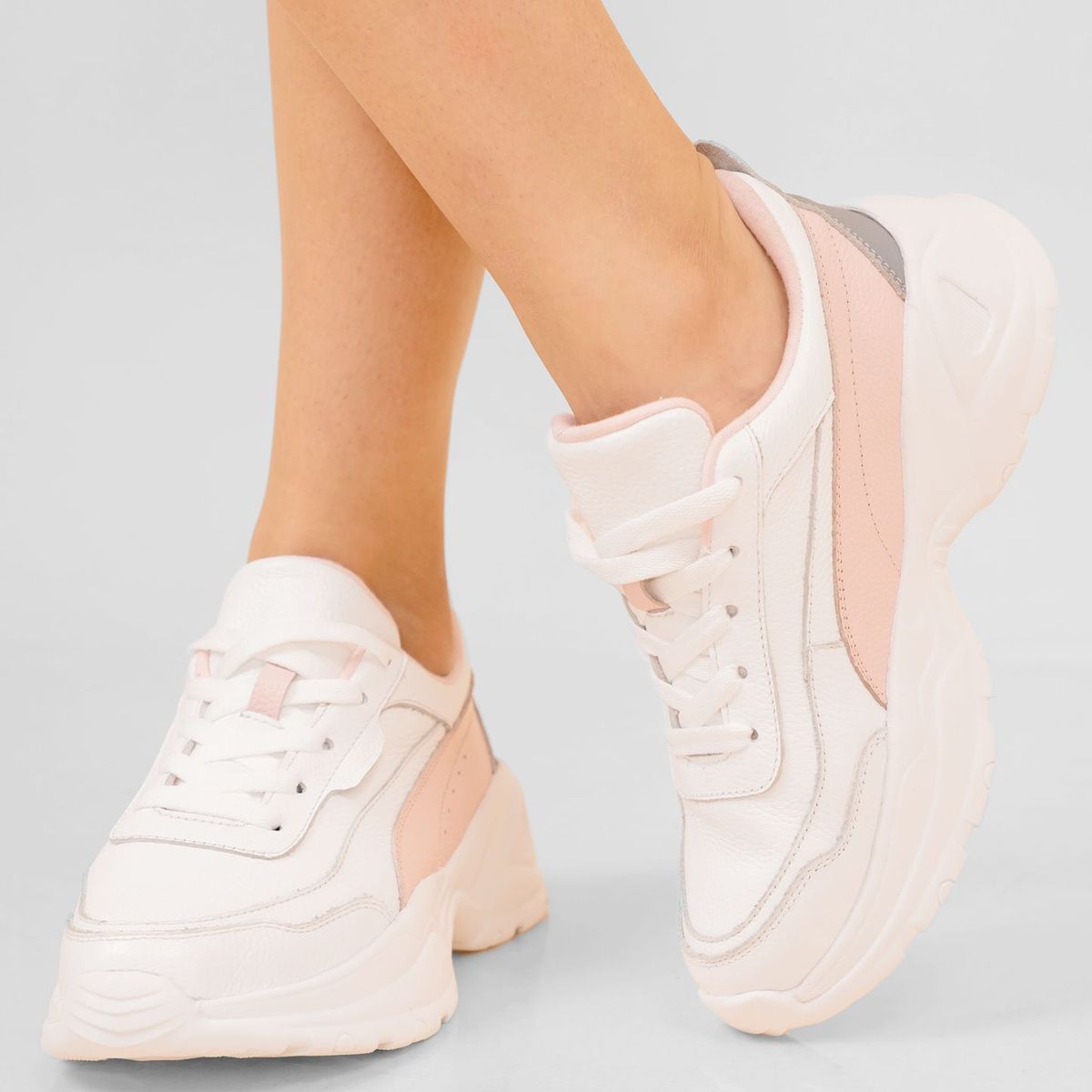 GLINT - Zapatillas Urbanas de Cuero Mujer 48008