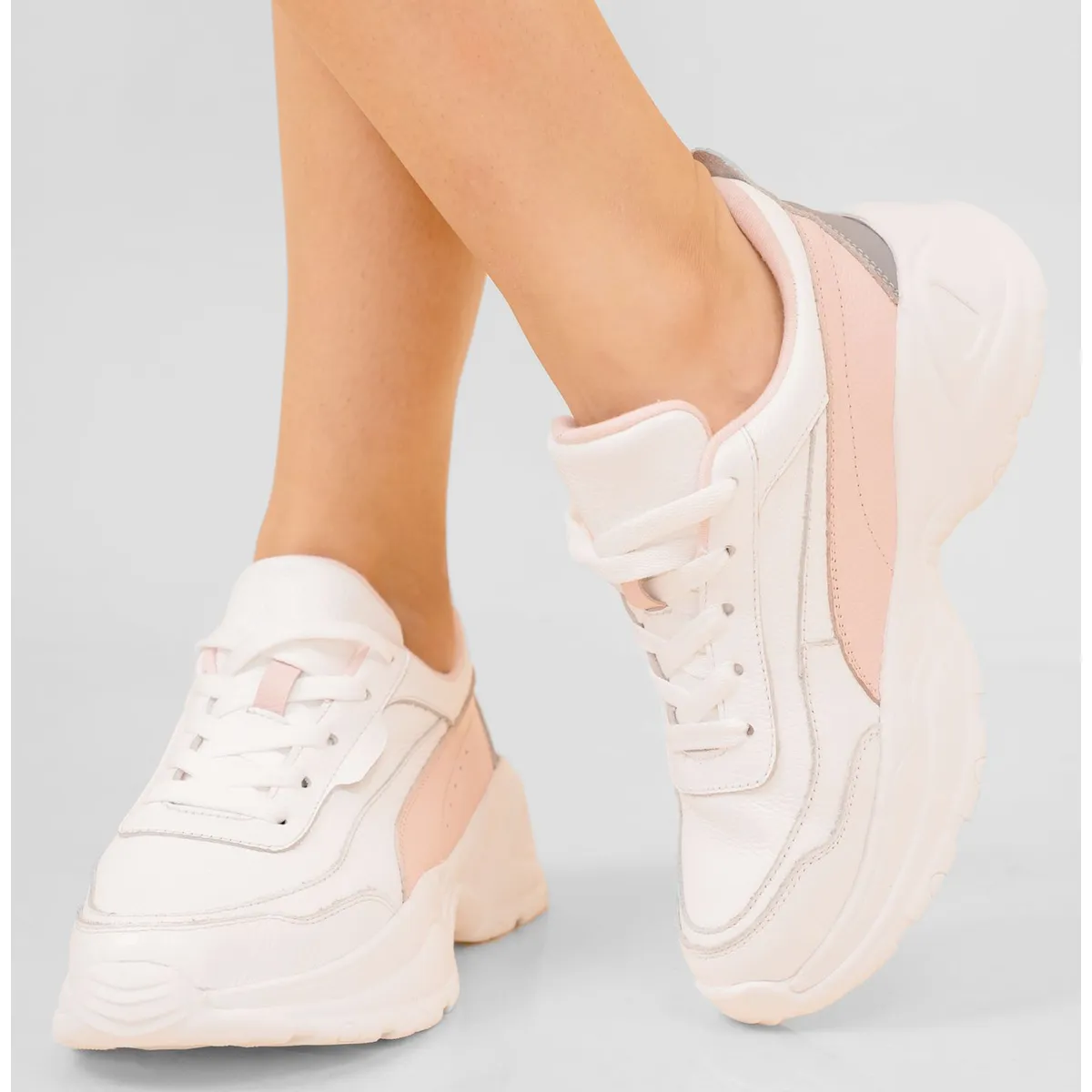 GLINT - Zapatillas Urbanas de Cuero Mujer 48008