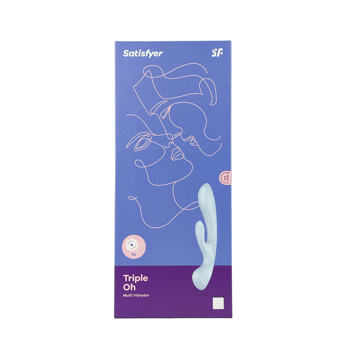 SATISFYER - Vibrador Estimulador Satisfyer Triple Oh Americano