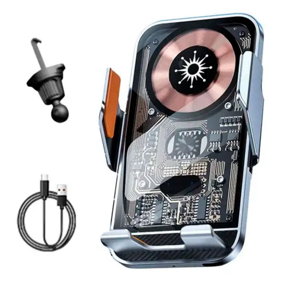 GENERICO - Holder Cargador Soporte Ajustable De Telefono Celular para Auto Carro