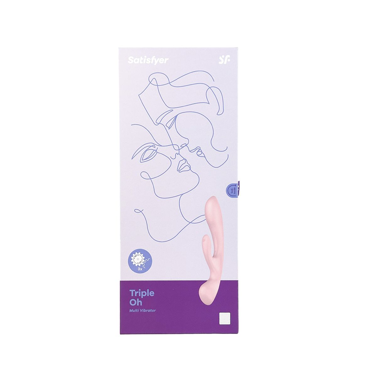 SATISFYER - Vibrador Estimulador Satisfyer Triple Oh Pink Americano