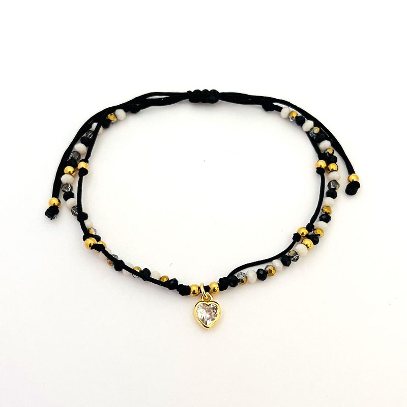 GENERICO - Pulsera Regulable Muranos y Acero - Mía